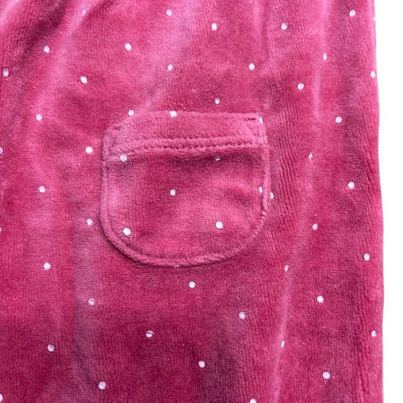Janie and Jack Winter Bundle Lot 3-6 Mo Pink Velvet Romper and Leggings - Picture 7 of 10